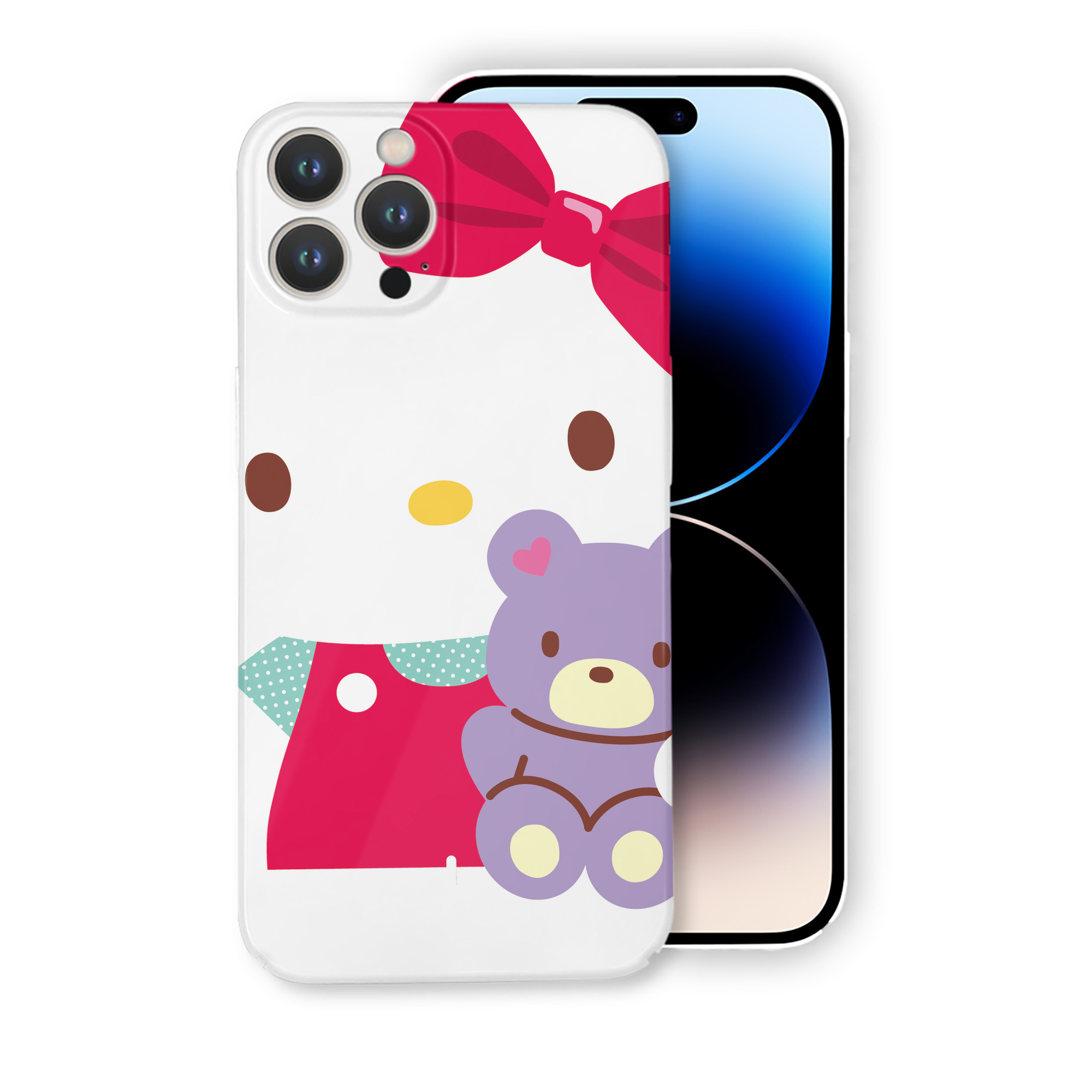 （画像用） Hello Kitty ハローキティ 【iPhone 14シリーズ対応】ハードケース